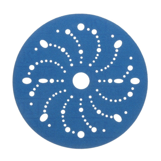 3M 321U 36174 Hookit Blue Abrasive Disc, 6 in, 120, Multi-hole (7100091245) (200 Pack)