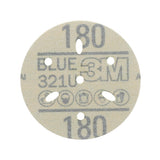 3M 321U 36146 Hookit Blue Abrasive Disc, Multi-hole, 3 in, 180 Grade (7100091344) (200 Pack) - 9