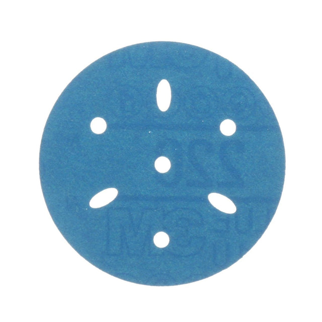3M 321U 36147 Hookit Blue Abrasive Disc Multi-hole 220 Grit Blue 3 in (7100091345) (200 Pack)