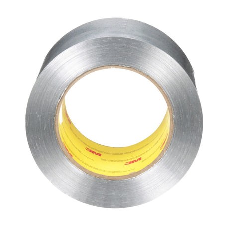 3M 425 Aluminum Foil Tape, Silver, 80 mm x 200 m, 4.6 mil (7100092539) (48 Pack) - 3