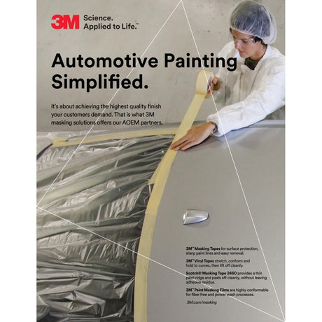 3M 425 Aluminum Foil Tape, Silver, 80 mm x 200 m, 4.6 mil (7100092539) (48 Pack) - 8