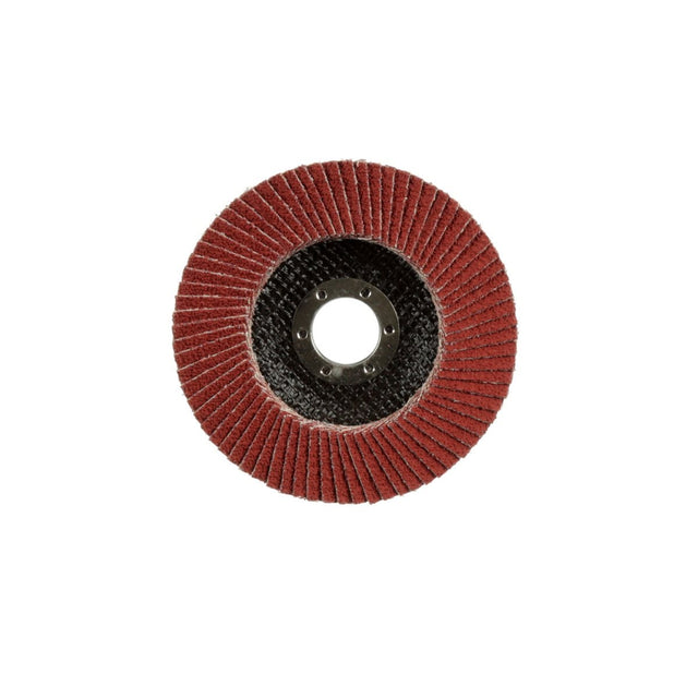 3M 967A Cubitron II Flap Disc, T27, 40+, Maroon, 4-1/2 in x 7/8 in, Medium Pressure Applications (7100094358)  - (10Pack)