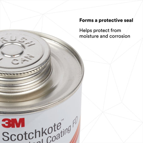 3M Scotchkote Electrical Coating FD, Fast-Drying Liquid Flexible Sealant and Bonding Agent, Self-Contained Applicator, 15 fl oz Can (SCOTCHKOTE FD) (7100095977)  - (10Pack) - 4