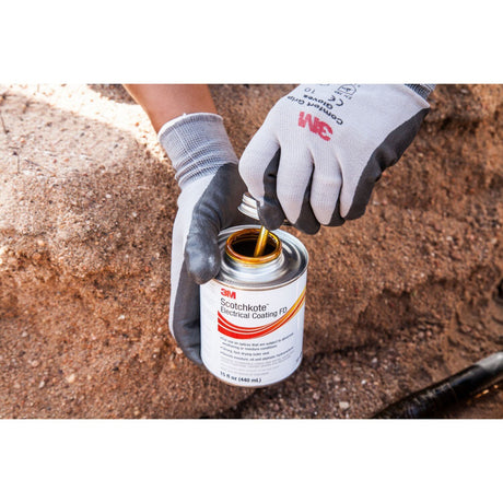 3M Scotchkote Electrical Coating FD, Fast-Drying Liquid Flexible Sealant and Bonding Agent, Self-Contained Applicator, 15 fl oz Can (SCOTCHKOTE FD) (7100095977)  - (10Pack) - 7