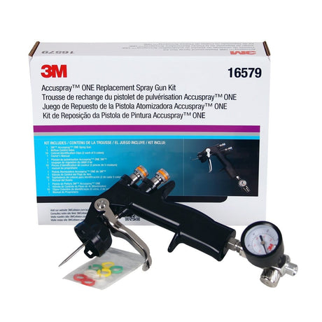 3M Accuspray ONE Replacement Spray Gun Kit, 16579 (7100096183)  - (4Pack) - 2