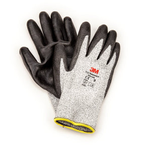 3M Comfort Grip Cut Resistant Gloves, ANSI 2, Medium, Gray (CGM-CRE) (7100097229) (1 Pair)  - (6Pack)