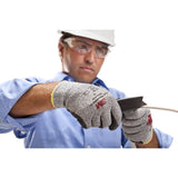 3M Comfort Grip Cut Resistant Gloves, ANSI 2, Medium, Gray (CGM-CRE) (7100097229) (1 Pair)  - (6Pack) - 2