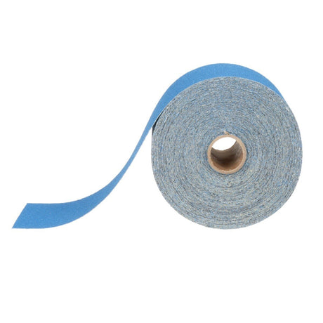3M 321U Blue Abrasive Stikit Sheet Roll, 80 Grit, No Hole, 2.75 in x 20 yd (36217) (7100098207)  - (5Pack) - 3