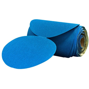 3M 321U Stikit Blue Abrasive Disc Roll PSA 150 Grit Blue 6 in 100 Discs per Roll (36205) (7100098233)  - (5Pack)