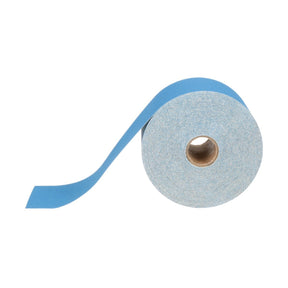 3M 321U Stikit Blue Abrasive Sheet Roll, No Hole, 180 Grade, 2-3/4 in x 30 yd (36221) (7100098556)  - (5Pack)