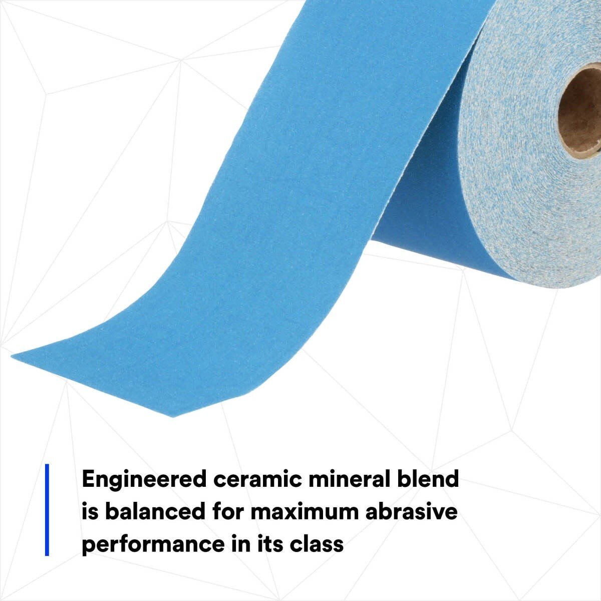 3M 321U Stikit Blue Abrasive Sheet Roll, No Hole, 180 Grade, 2-3/4 in x 30 yd (36221) (7100098556)  - (5Pack) - 8