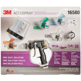 3M 16580 Accuspray ONE Spray Gun System with Standard PPS, 22 oz, 4 Atomizing Heads (7100099202) - 2