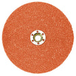 3M 787C Fibre Disc TN Quick Change, Precision Shaped Ceramic 60+, Orange, 4-1/2 in (7100099244) (100 Pack)