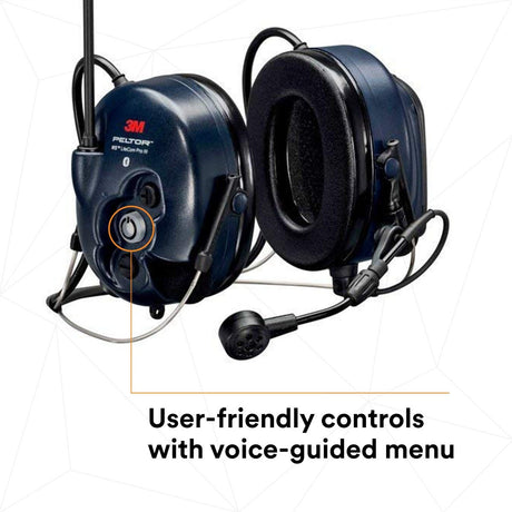 3M MT73H7B4D10NA PELTOR WS LiteCom PRO III Neckband Headset with Built-In Two-Way Radio and Bluetooth (7100099581) - 5
