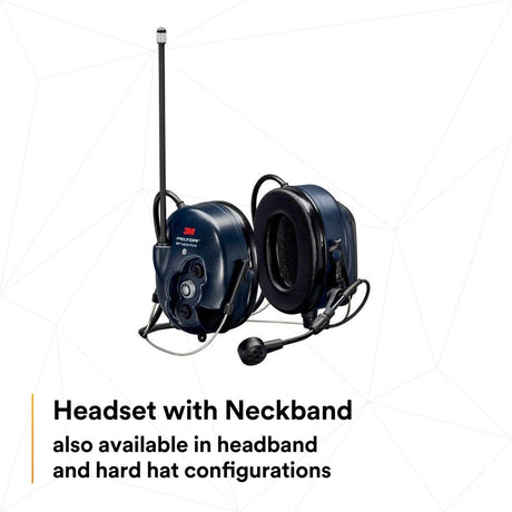 3M MT73H7B4D10NA PELTOR WS LiteCom PRO III Neckband Headset with Built-In Two-Way Radio and Bluetooth (7100099581) - 6