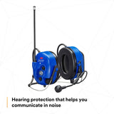3M MT73H7B4D10NA-50 PELTOR WS LiteCom PRO III Headset, Intrinsically Safe, Neckband, Professional Grade Durability, Wireless Two-Way Communication Radio, Bluetooth, Boom Microphone, Royal Blue, MT73H7B4D10N-50 (7100099584) - 7