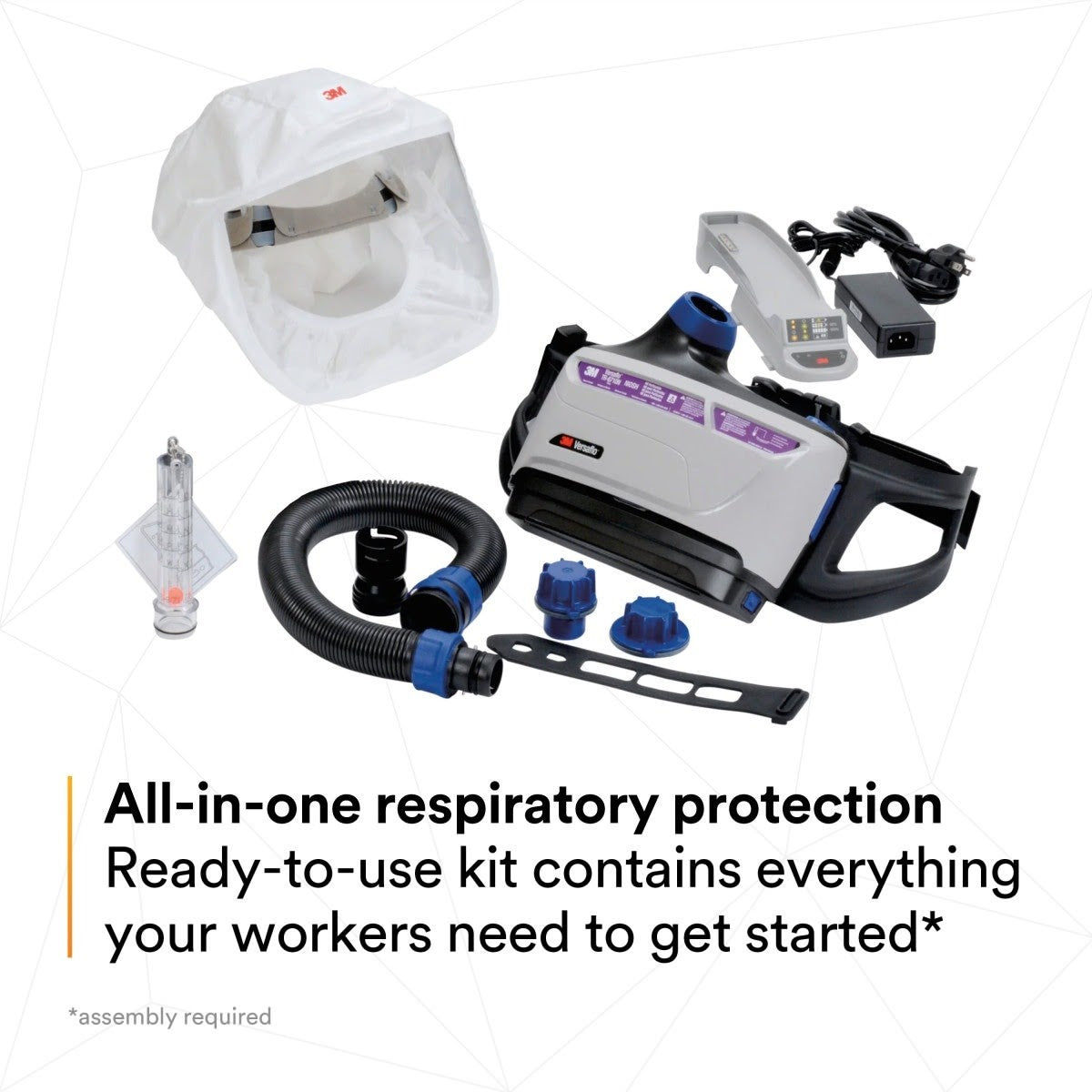 3M TR-600-HKS Versaflo Healthcare PAPR Kit (7100100424) - 3