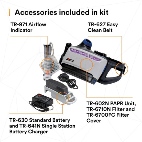 3M TR-600-HKS Versaflo Healthcare PAPR Kit (7100100424) - 7