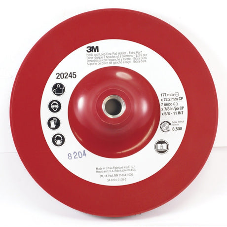 3M 9145CP Hook and Loop Disc Pad Holder, 4-1/2 in x 7/8 in Center Post 5/8 in-11 Internal (7100101156)  - (10Pack)