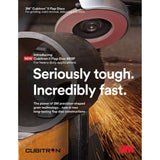 3M 969F Cubitron II Flap Disc , 40+, T29 Quick Change, 4-1/2 in x 5/8"-11, Giant (7100104604) - 8