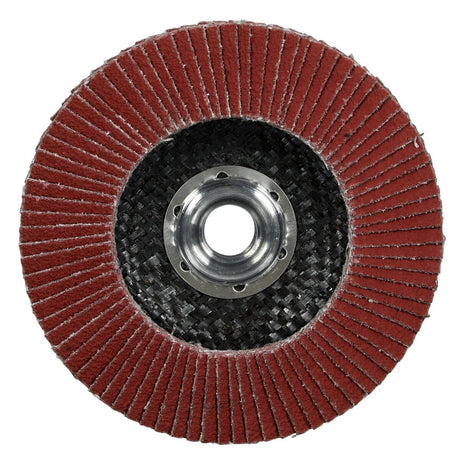3M 969F Cubitron II Flap Disc, T29 Quick Change, 60 Plus, Maroon, 4-1/2 in x 5/8-11 (7100104606) (10 Pack) - 4