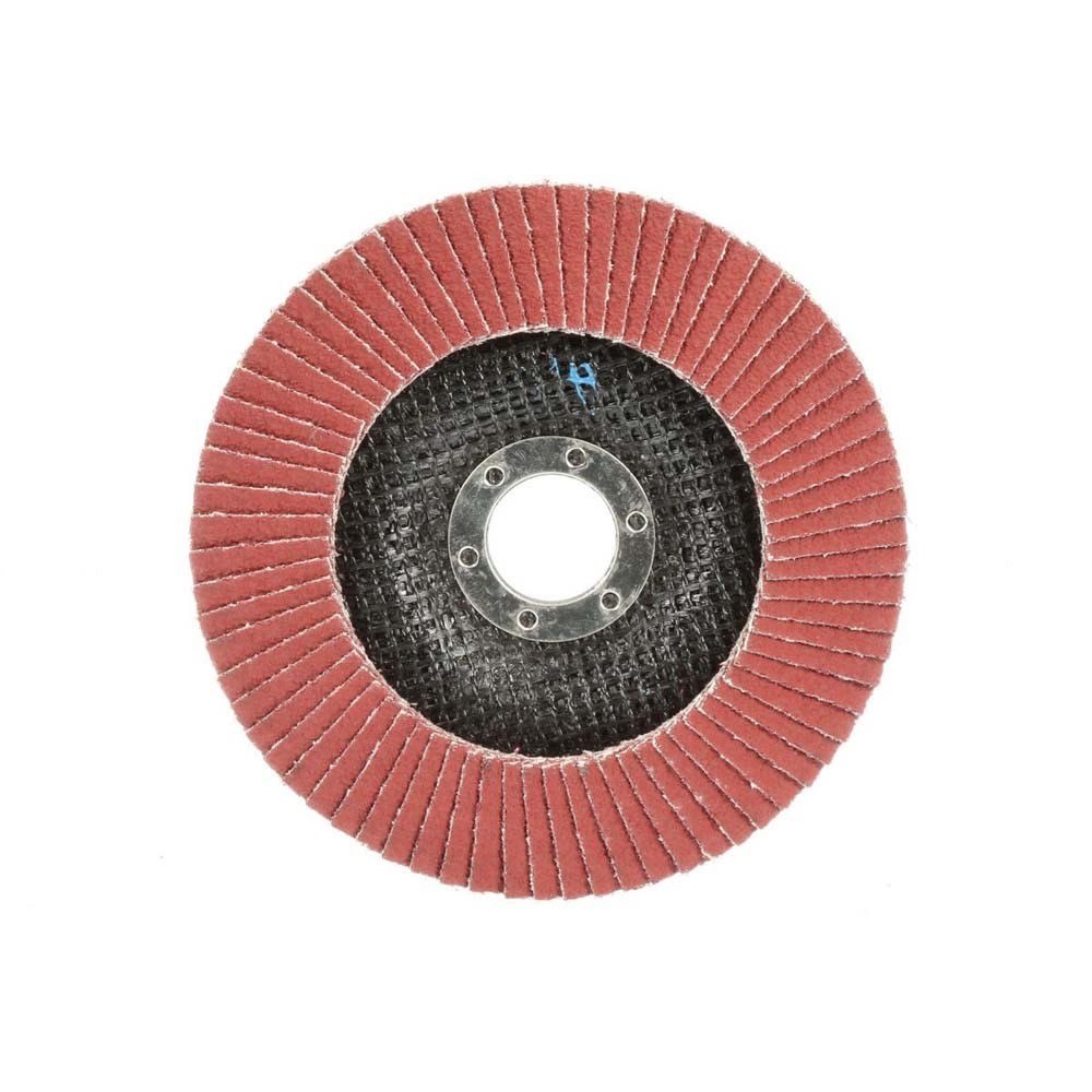 3M 969F Cubitron II T29 Flap Disc, 4-1/2 in x 7/8 in, 80+ Grit, Polyester Backing for Heavy Grinding and Weld Removal (7100104876) (10 Pack)