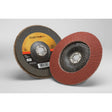 3M 969F Cubitron II Flap Disc 60+ T29 7 in x 7/8 in Polyester Backing for Heavy Grinding Edge Deburring Weld Removal and Beveling (7100104909) (250 Pack)