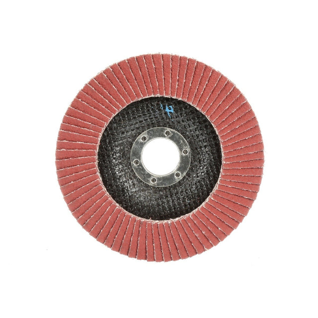 3M 969F Cubitron II Flap Disc T27 Quick Change Precision Shaped Ceramic 40+ Maroon 7 in x 5/8 in-11 Polyester Backing (7100104915) (5 Pack)