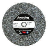 3M DP-UW Scotch-Brite Deburr & Finish PRO Unitized Wheel, 8C Coarse+, 3 in x 1/8 in x 1/4 in (7100105326) (40 Pack)