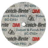 3M DP-UW Scotch-Brite Deburr & Finish PRO Unitized Wheel, 8C Coarse+, 3 in x 1/2 in x 1/4 in (7100105530) (20 Pack) - 4