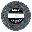 3M DP-UW Scotch-Brite Deburr & Finish PRO Unitized Wheel, 8C Coarse+, 3 in x 1 in x 1/4 in (7100105568) (10 Pack)