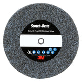 3M DP-UW Scotch-Brite Deburr & Finish PRO Unitized Wheel, 8C Coarse+, 3 in x 1 in x 1/4 in (7100105568) (10 Pack)