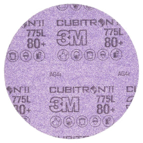 3M 775L Cubitron II Hookit Film Disc 80+ 3 mil Purple 3 in Die 300V (7100106742) (250 Pack)