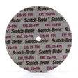 3M XL-UW Scotch-Brite EXL Unitized Wheel, 2S Fine, Silicon Carbide, Gray, 6 in x 1/2 in x 5/8 in (7100106744) (4 Pack)