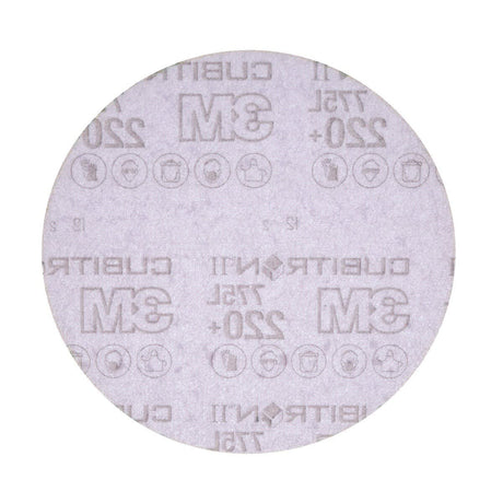 3M 775L Cubitron II Hookit Film Disc, Precision Shaped Ceramic, 220+ Grit, Purple, 3 in, 3 mil, 300V (7100106766) (250 Pack) - 4