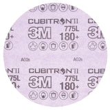 3M 775L Cubitron II Hookit Film Disc, 180+ Grit, Purple, 3 in, 3 mil, 300V (7100106768) (250 Pack)