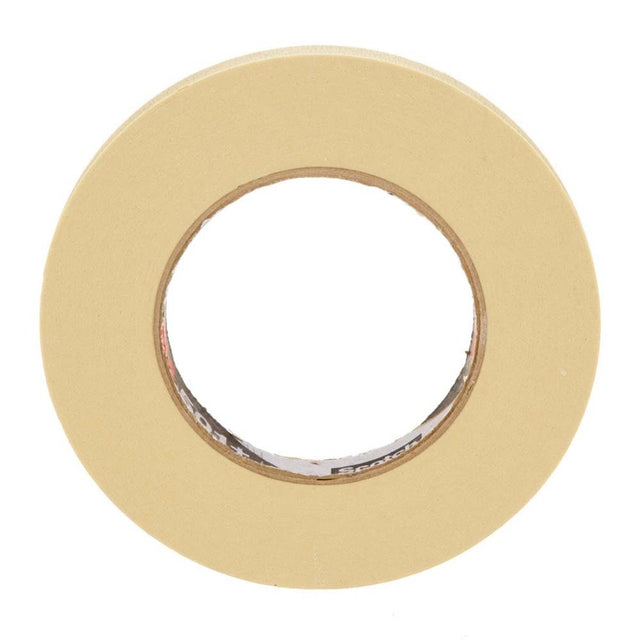 3M 501+ Specialty High Temperature Masking Tape , Tan, 12 mm x 55 m, 7.3 mil (7100109550) (72 Pack)