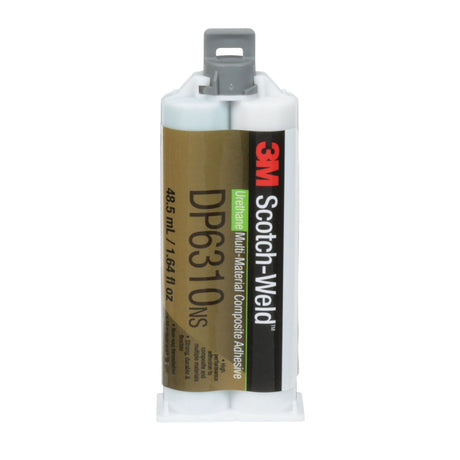 3M DP6310NS Multi-Material Composite Urethane Adhesive, Green, 48.5 mL Duo-Pak (7100109829)  - (12Pack)