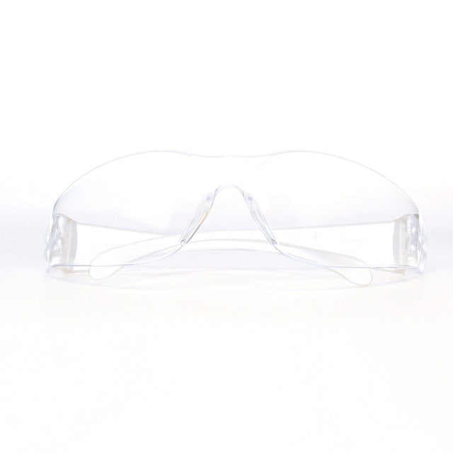 3M 11326-00000-100 11326 Virtua Protective Eyewear Safety Glasses, ANSI Z87.1, Clear Hard Coat Polycarbonate Lens, Clear Frame, Unisex Wraparound UV Protection (7100110886)  - (100 Pack)