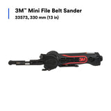 3M 33573 Mini File Belt Sander for Body Repair, Pneumatic, 13 in, 0.65 HP, 17000 rpm (7100110995) - 4