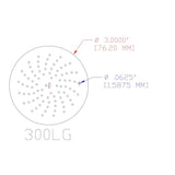 3M 216U Xtract Paper Disc, P320 A-weight, 3 in, Die 300LG (7100112002) (500 Pack) - 2