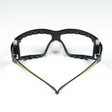 3M SF401AF-FM SecureFit 400 Safety Glasses, Clear Anti-Fog Anti-Scratch Polycarbonate Lens, Green/Black Frame, Foam Gasket, Z87 UV Protection (7100112131) (1 Pair)  - (20Pack) - 8
