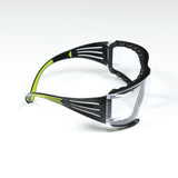 3M SF401AF-FM SecureFit 400 Safety Glasses, Clear Anti-Fog Anti-Scratch Polycarbonate Lens, Green/Black Frame, Foam Gasket, Z87 UV Protection (7100112131) (1 Pair)  - (20Pack) - 10