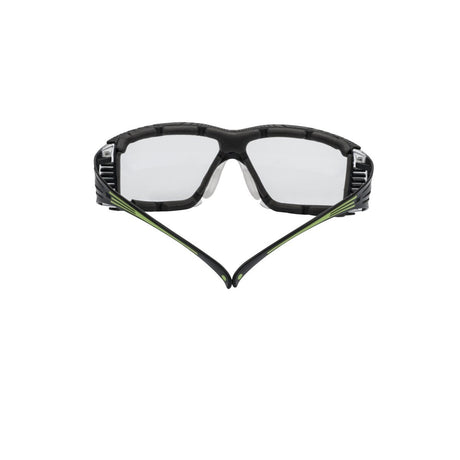 3M SF410AS-FM SecureFit Safety Glasses, Indoor/Outdoor Mirror Anti-Scratch Lens, Green/Black Frame, Removable Foam Gasket, ANSI Z87 UV Protection (7100112223)  - (20Pack) - 4