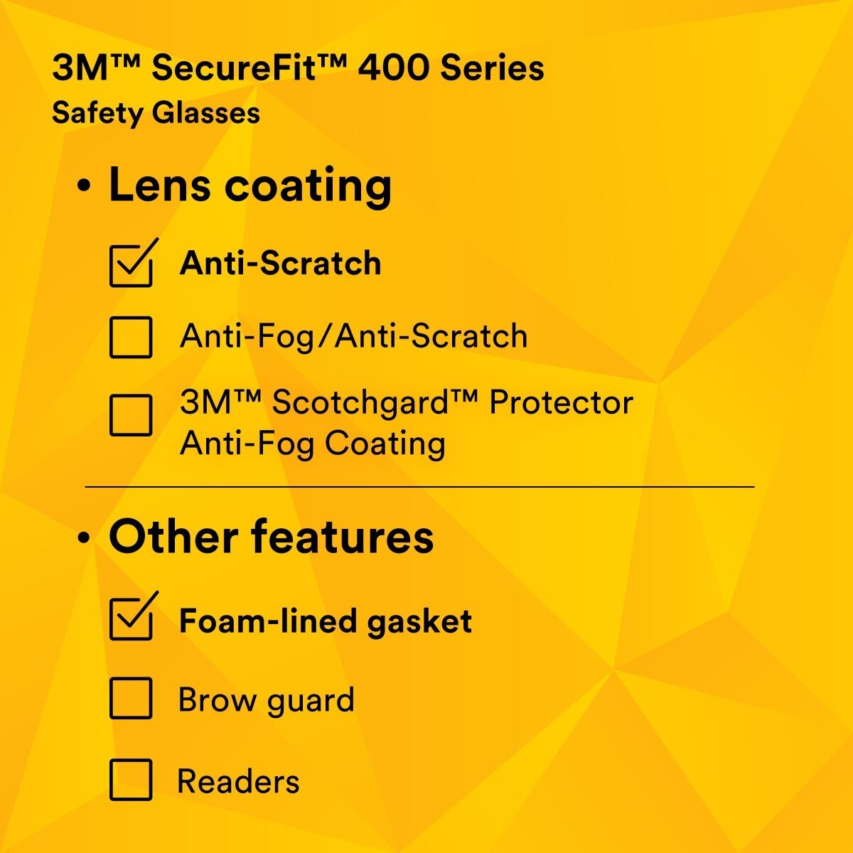 3M SF410AS-FM SecureFit Safety Glasses, Indoor/Outdoor Mirror Anti-Scratch Lens, Green/Black Frame, Removable Foam Gasket, ANSI Z87 UV Protection (7100112223)  - (20Pack) - 8