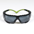 3M SecureFit Safety Glasses, Z87 Plus Anti-Fog Anti-Scratch Gray Lens, Green Black Frame, Removable Foam Gasket, Polycarbonate, UV Protection (SF402AF-FM) (7100112244)  - (20Pack)
