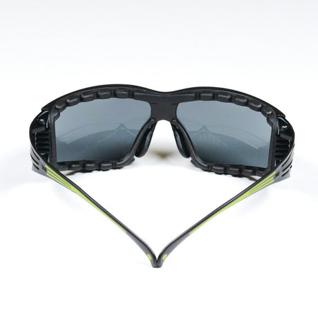 3M SecureFit Safety Glasses, Z87 Plus Anti-Fog Anti-Scratch Gray Lens, Green Black Frame, Removable Foam Gasket, Polycarbonate, UV Protection (SF402AF-FM) (7100112244)  - (20Pack) - 8