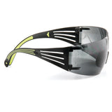 3M SF402AF SecureFit 400 Series Safety Glasses, Anti Fog Anti Scratch, Gray Lens, Black Green Frame (7100112433)  - (20Pack) - 9