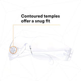 3M 7100112434 Tekk Virtua Anti-Fog Safety Glasses, Clear Frame and Lens  - (20Pack) - 6