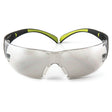 3M SF410AS SecureFit Anti-Scratch Indoor/Outdoor Mirror Lens Safety Glasses, Green/Black Frame, ANSI Z87 (SF410AS) (7100112436) (Case of 20)  - (20Pack)